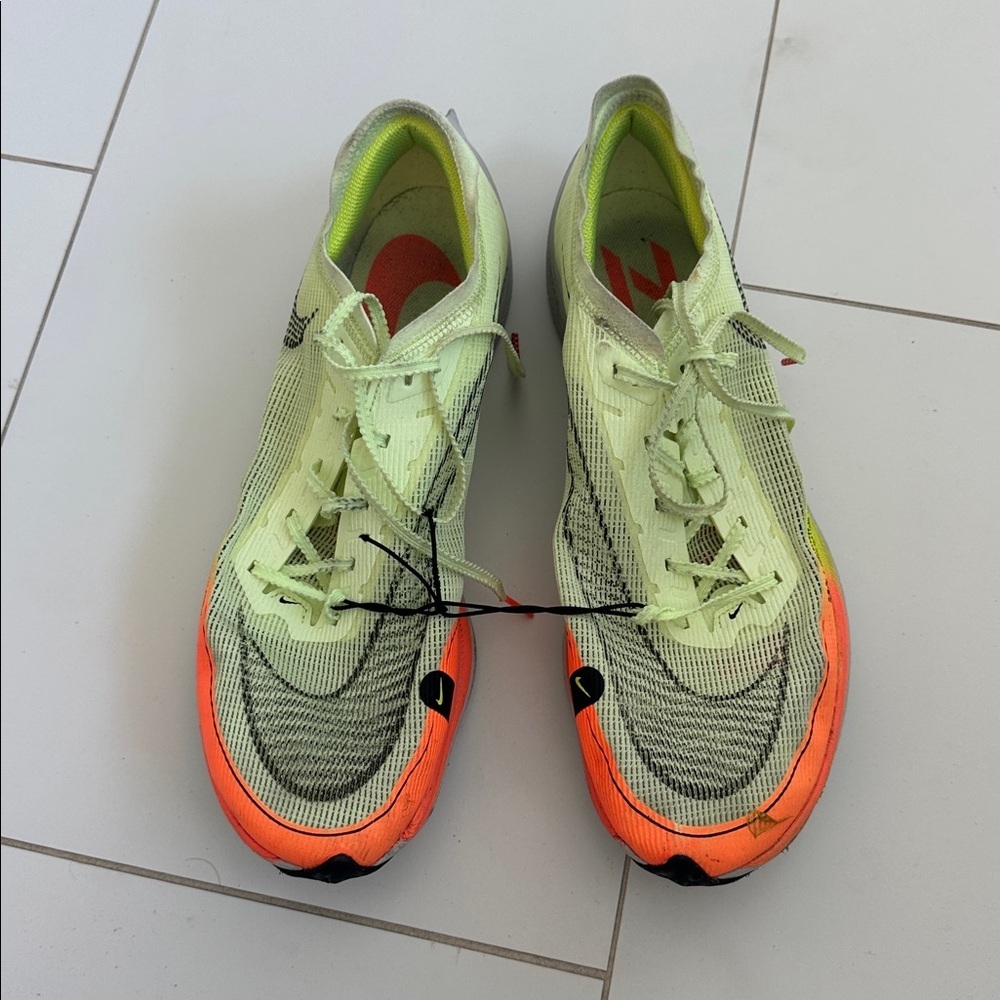 Nike Zoomx Vaporfly Next% 2 Volt Black Orange Cu4111-700 Mens Size 11